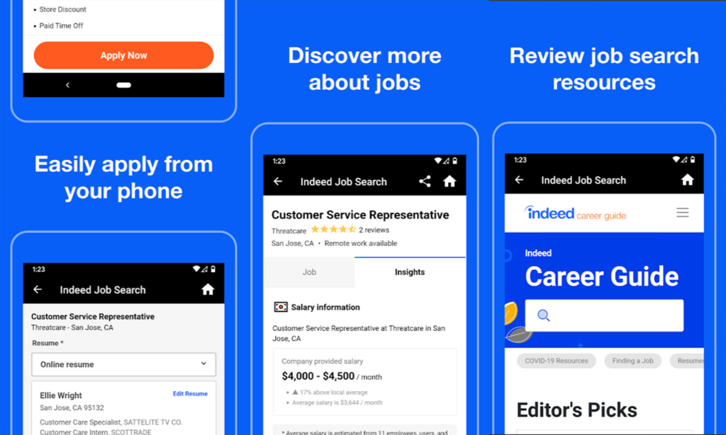 Indeed Job Search App