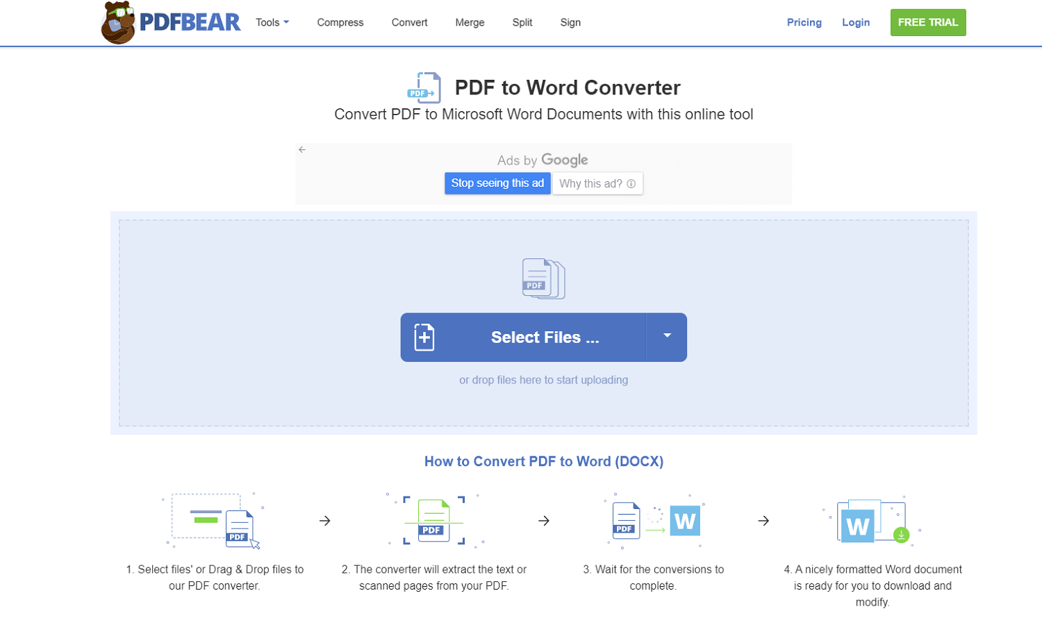 how to change a pdf to word mac