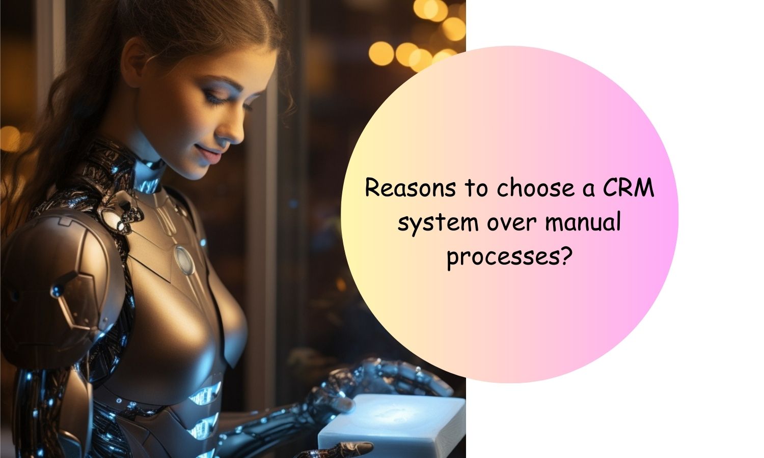 Reasons to choose a CRM system over manual processes?